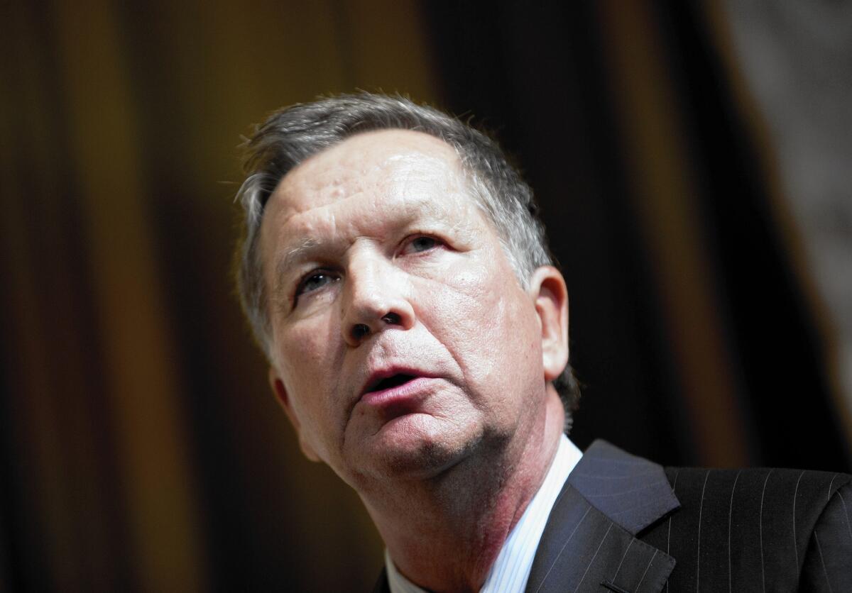 Ohio Gov. John Kasich is expected to declare his candidacy by summer’s end, encouraged in part by Jeb Bush’s failure to dominate the GOP race in the early going.