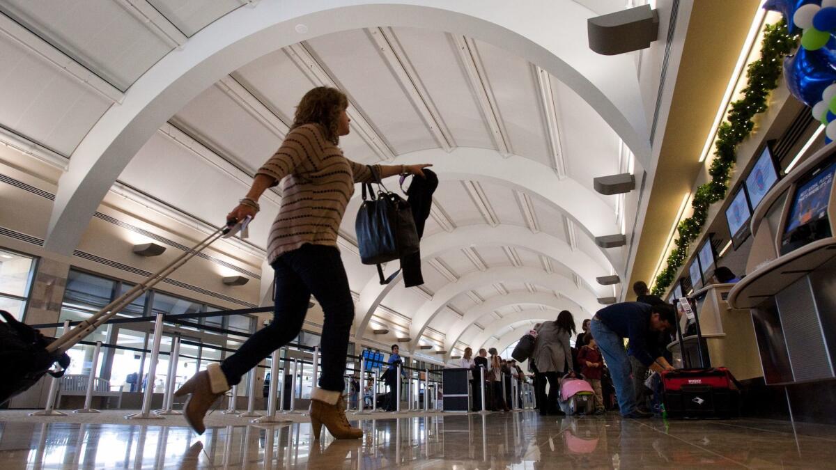 Passengers at John Wayne Airport will find faster, free Wi-Fi that's easy to access. The O.C. airport recently upgraded the free service.