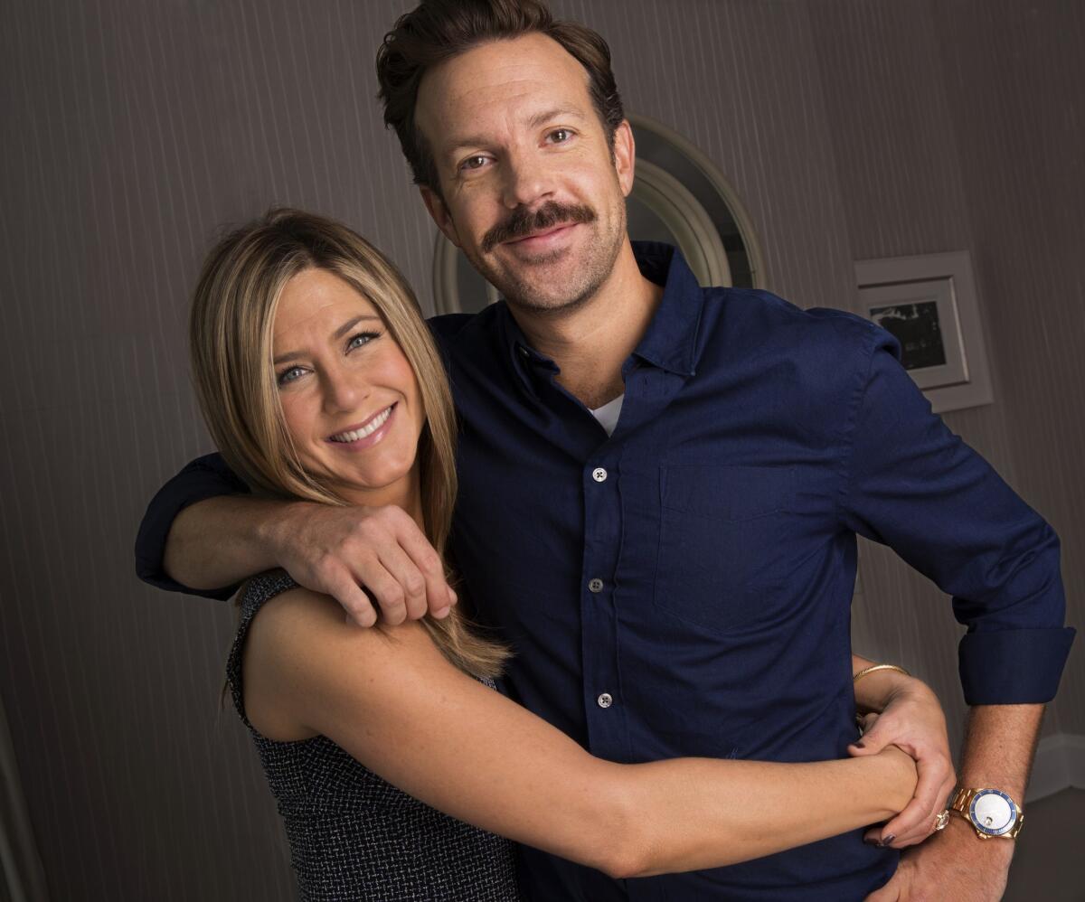 Jennifer Aniston and Jason Suideikis star in summer's new comedy "We're the Millers."