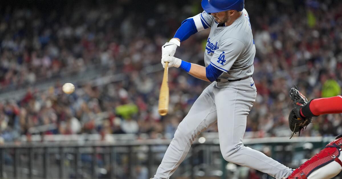 Gavin Lux is a key contributor in Dodgers' rout of Nationals