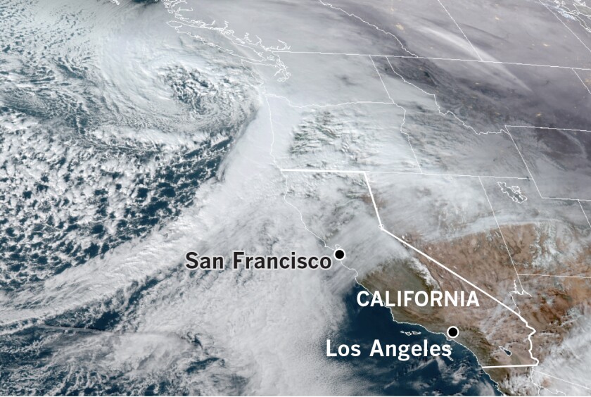 satellite image of storm