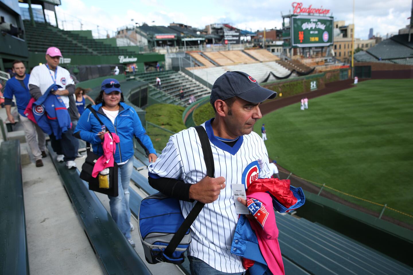 Fans at Wrigley Field