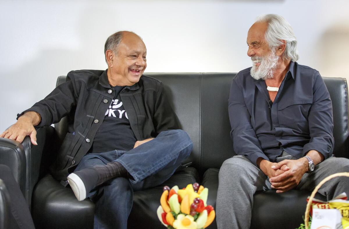 LOS ANGELES, CA - APRIL 17: Cheech and Chong at the Grammy Museum in Los Angeles. (Photo by Rich Polk/Getty Images for IMDb)