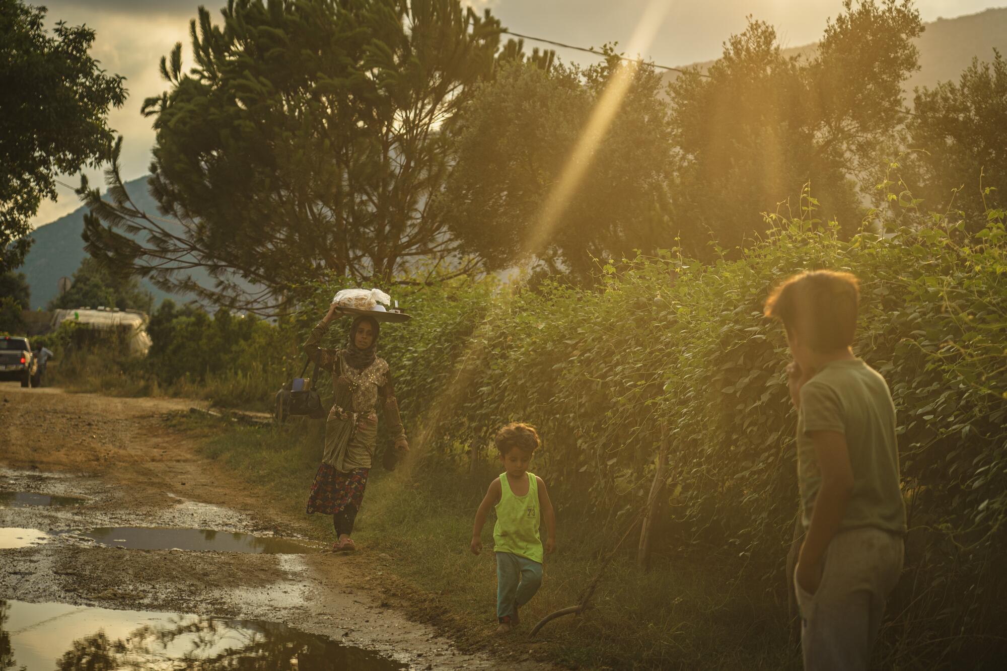  Local residents in Bisri Valley, Lebanon.