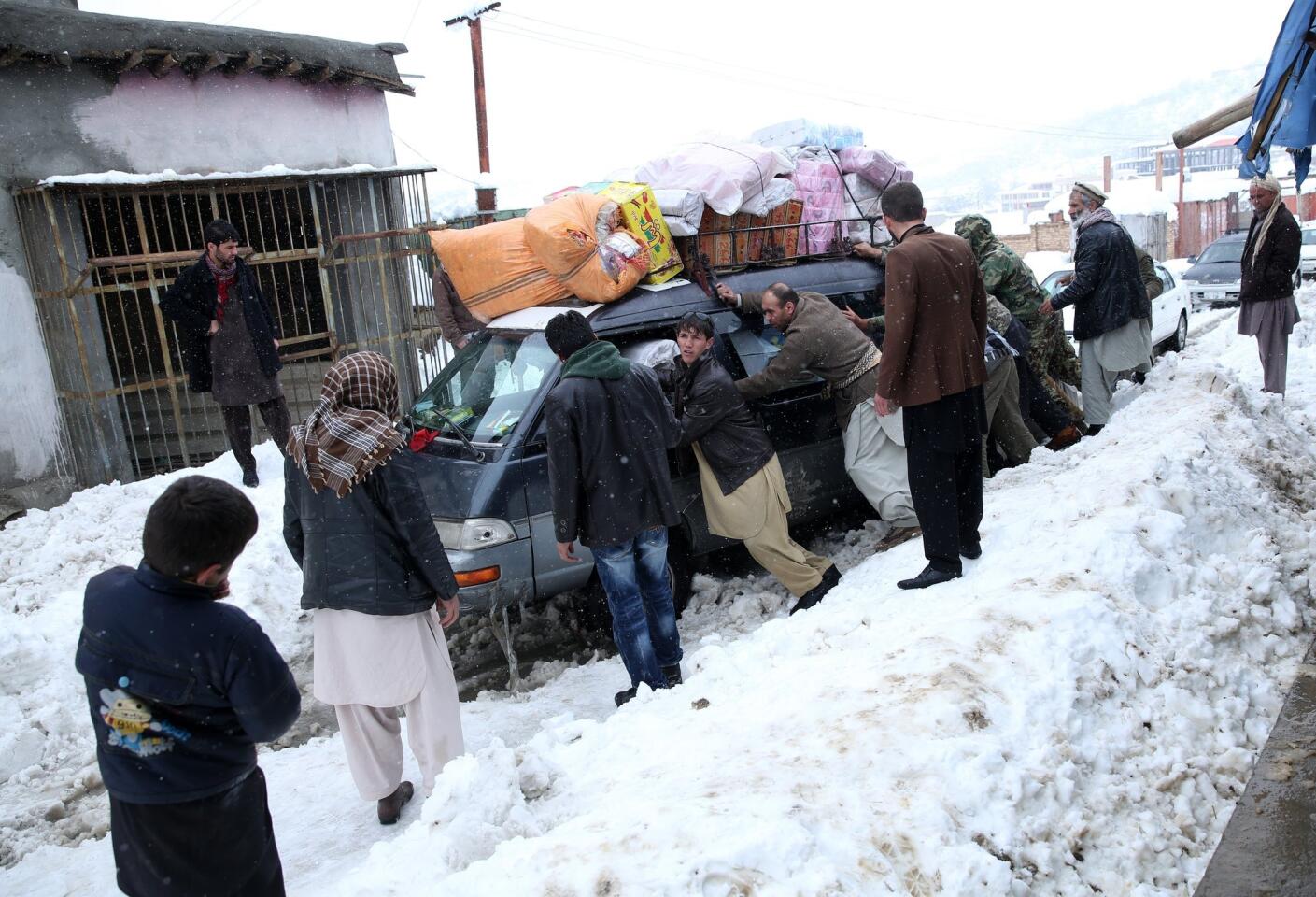 Avalanche in Afghanistan