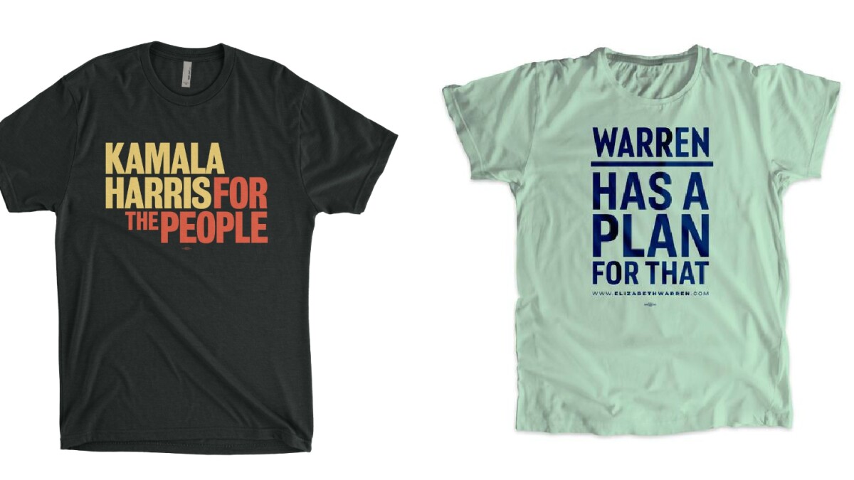 Campaign Merchandise 2020 The Fashion Hits And Misses Los Angeles Times