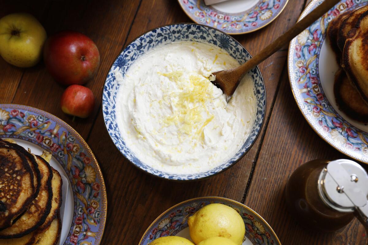 Lemon ricotta is also a great addition to pancakes.