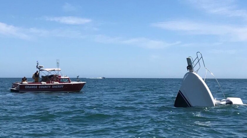 13 People Rescued From Sinking Boat Off Newport Beach Los