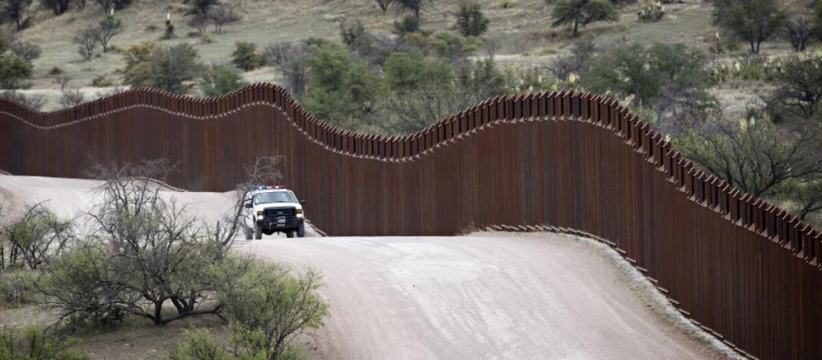 A U.S. Border Patrol vehicle patrols along the U.S.-Mexico border in Arizona. The "Gang of Eight" immigration reform bill is now before the full U.S. Senate.