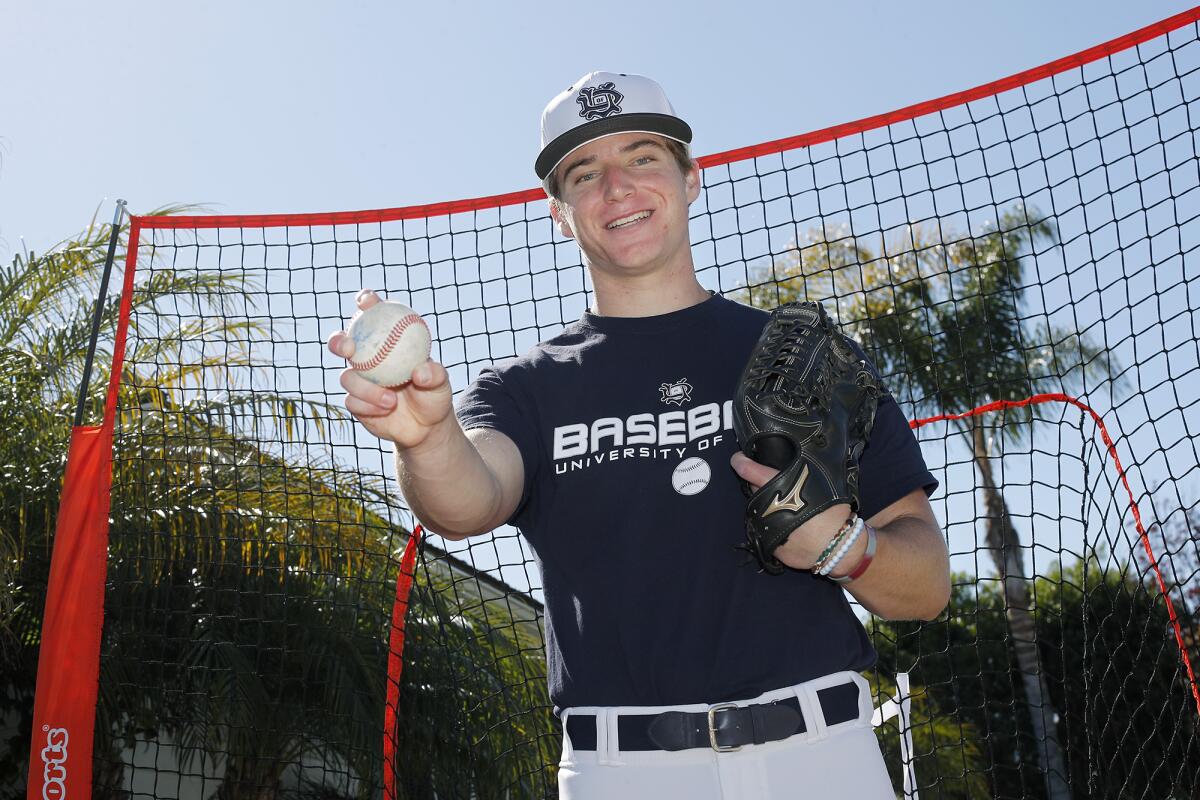 Grady Birmingham, a three-year starting outfielder for Mater Dei, committed to the University of Dallas baseball program.