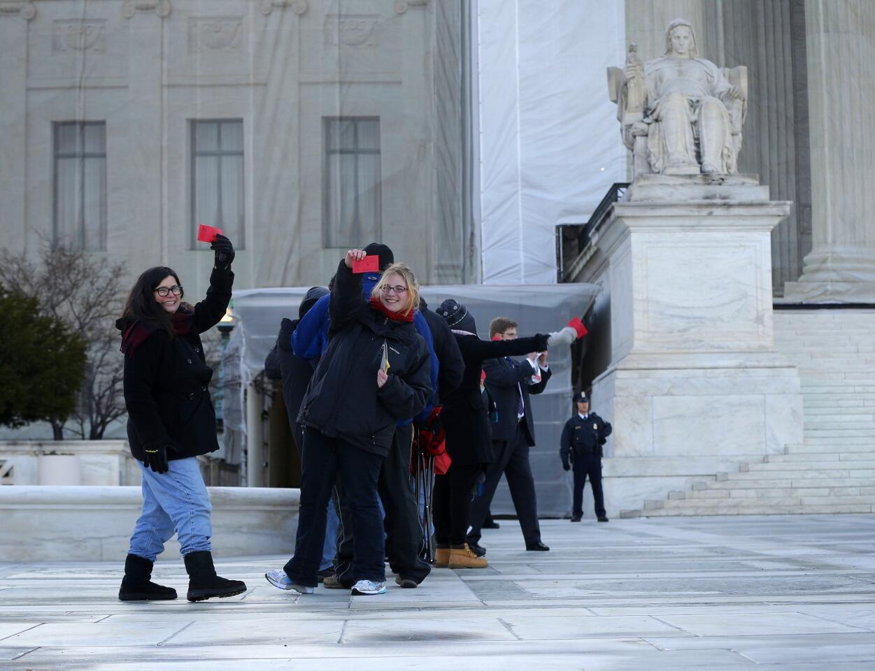 Outside the Supreme Court