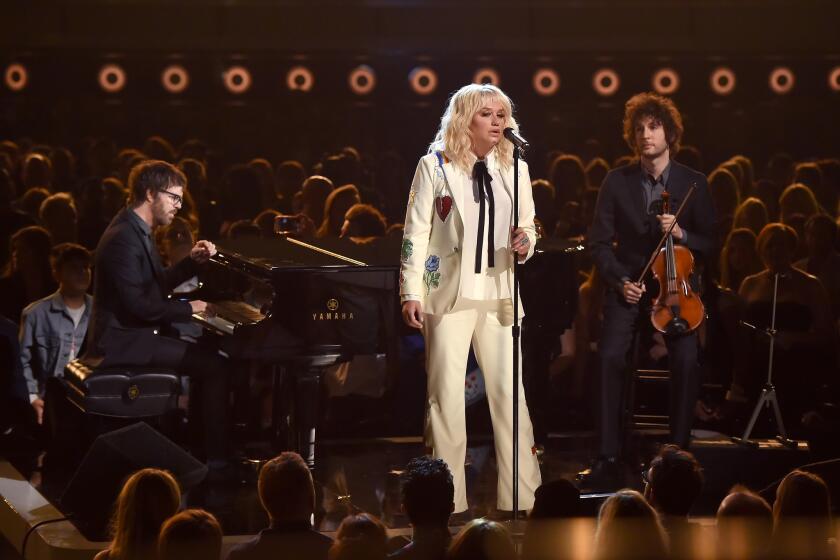 Kesha performs at the Billboard Music Awards on Sunday.