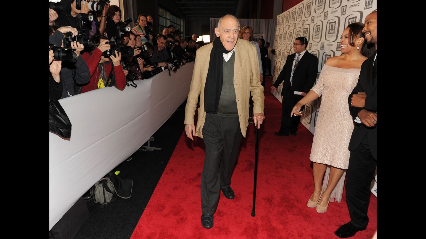 Abe Vigoda attends the ninth annual TV Land Awards at the Javits Center on April 10, 2011, in New York City.