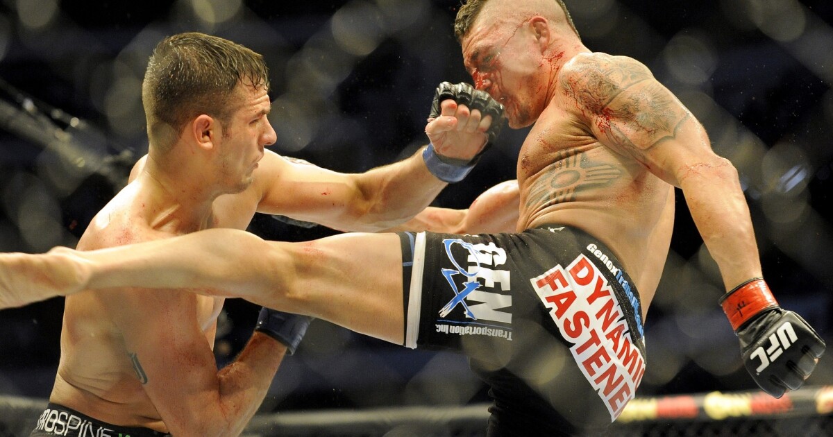 UFC ironman Diego Sanchez takes stock of his fighting life - Los ...