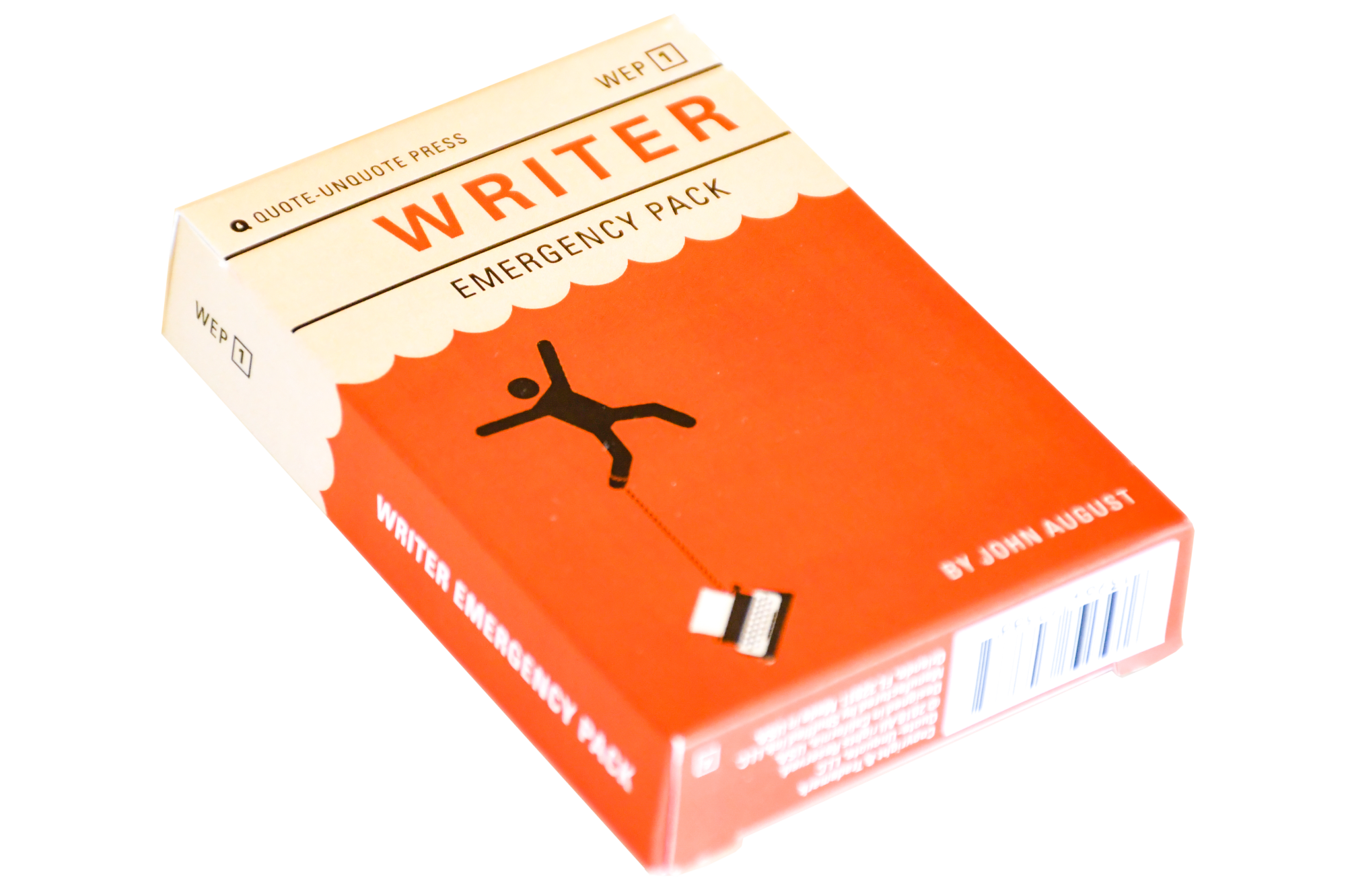 A writer emergency pack/deck of cards