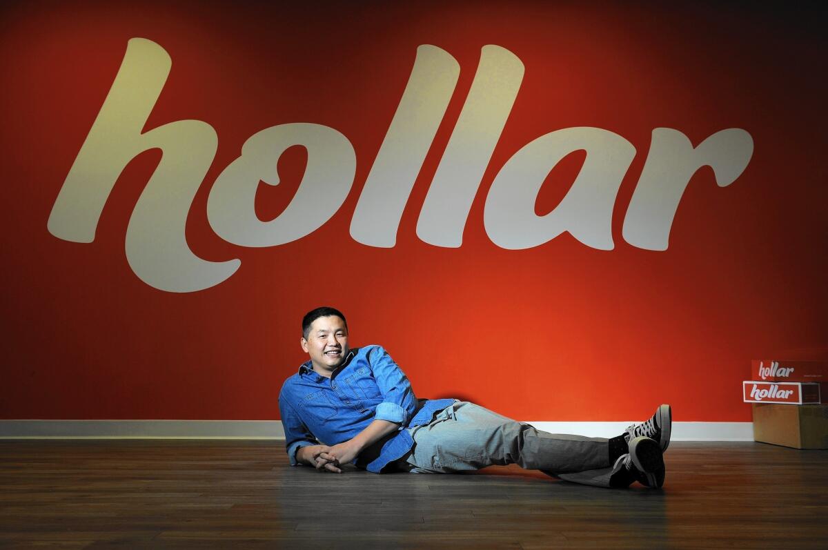 Exceptional visual presentation is key to drawing online shoppers to dollar-store merchandise, according to Hollar’s founders. “It’s all about design and aesthetics,” says Chief Executive David Yeom.