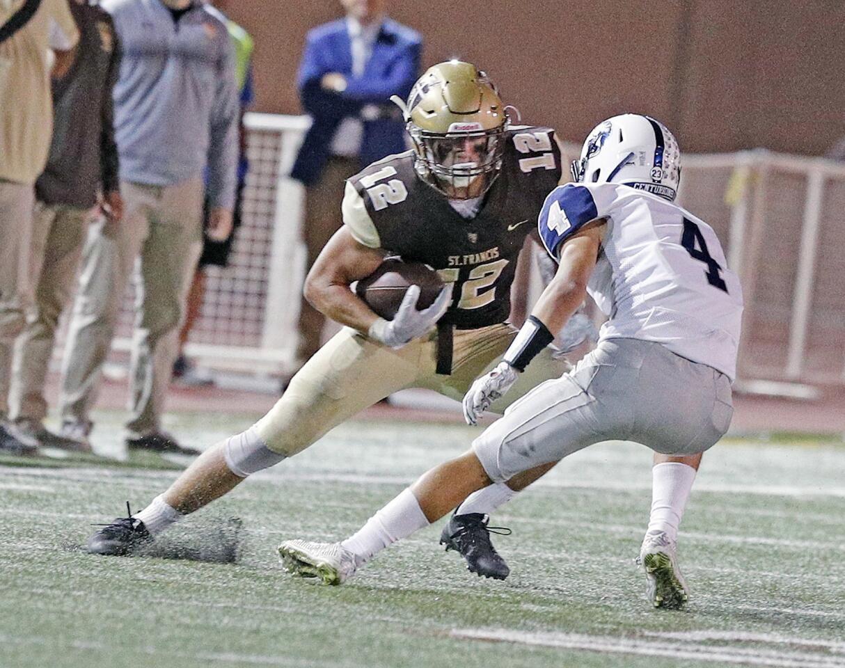 Photo Gallery: St. Francis vs. Saugus in non-league home football game