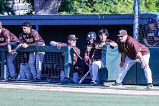 Crespi coach Mike Glendenning (right) got to celebrate a Mission League championship on Friday.