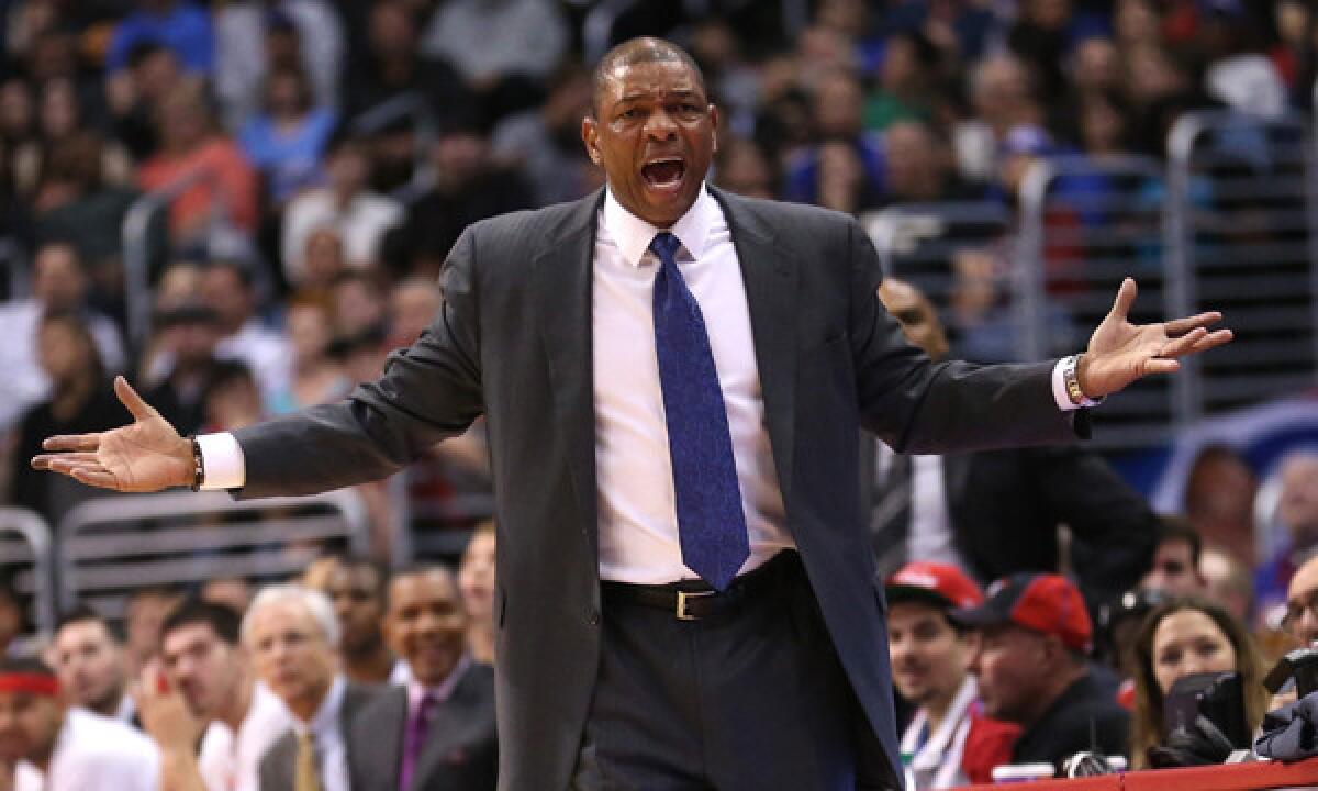 Clippers Coach Doc Rivers wants to make sure he doesn't overwork his players.