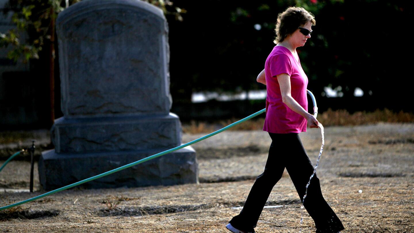 Water conservation at L.A. County cemeteries