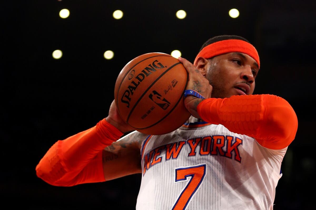 Carmelo Anthony has spent the last three-plus seasons with the New York Knicks.