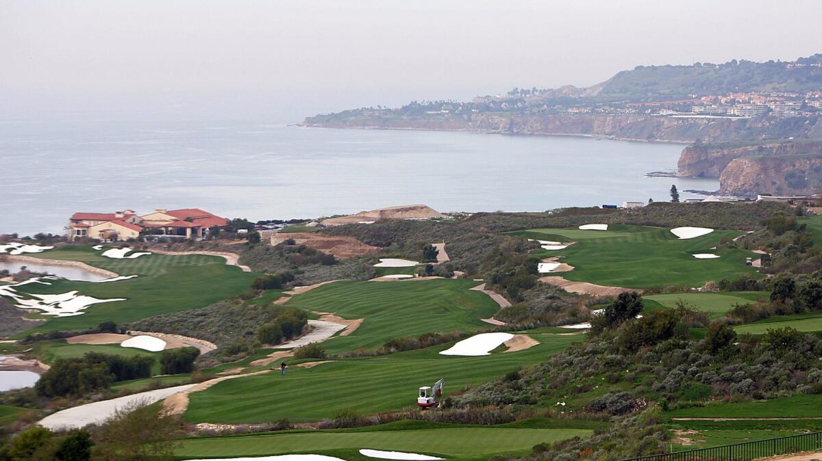 An overview of the Trump National Golf Course on the Palos Verdes Peninsula is shown in this file photo from 2005.