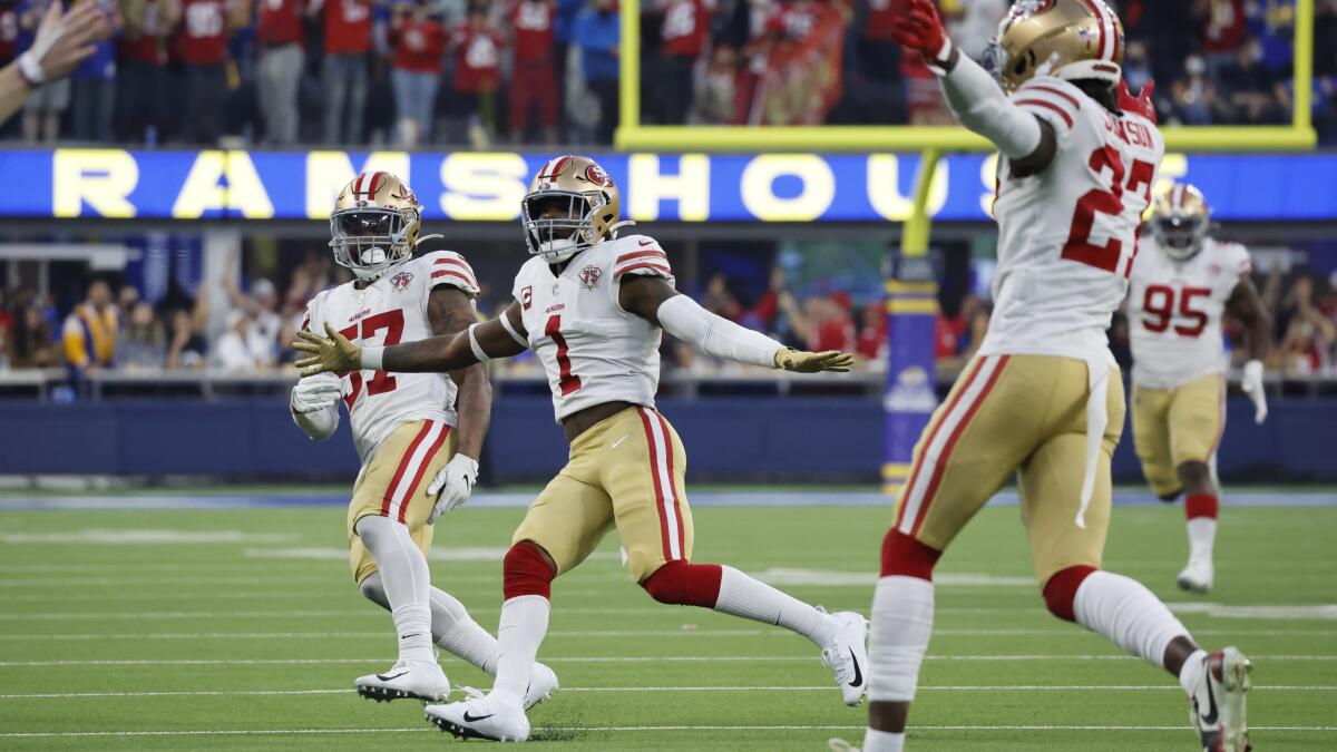 Rams lose to 49ers in overtime, but still win division title – Orange  County Register