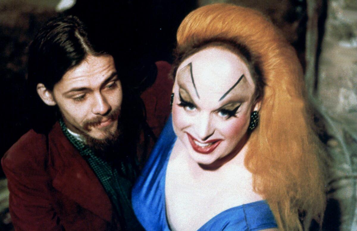 Crackers (played by Danny Mills) and Divine in "Pink Flamingos."