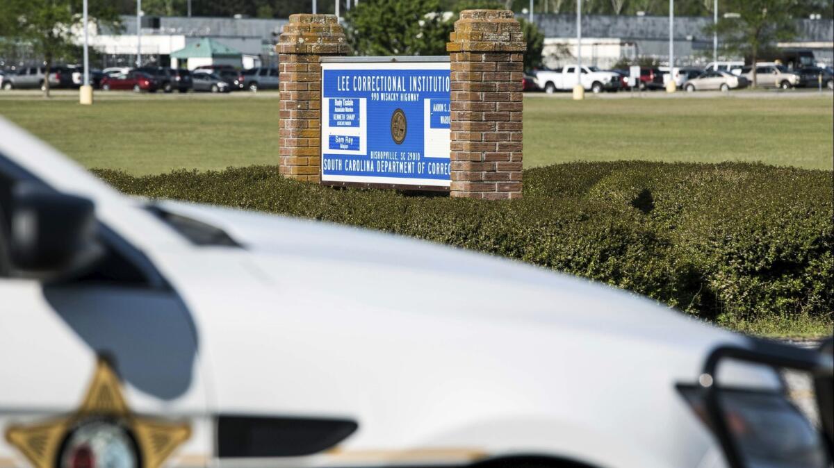 Lee Correctional Institution early Monday in Bishopville, S.C.