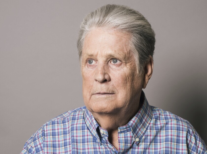 FILE - Musician Brian Wilson poses for a portrait in Los Angeles on June 2, 2015. Wilson's story is at the heart of a new documentary, “Brian Wilson: Long Promised Road," that premieres at New York's Tribeca Film Festival this week. (Photo by Casey Curry/Invision/AP, File)