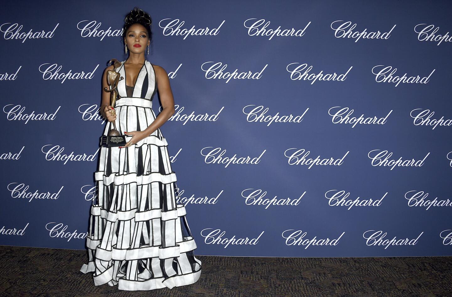 Janelle Monáe on the red carpet