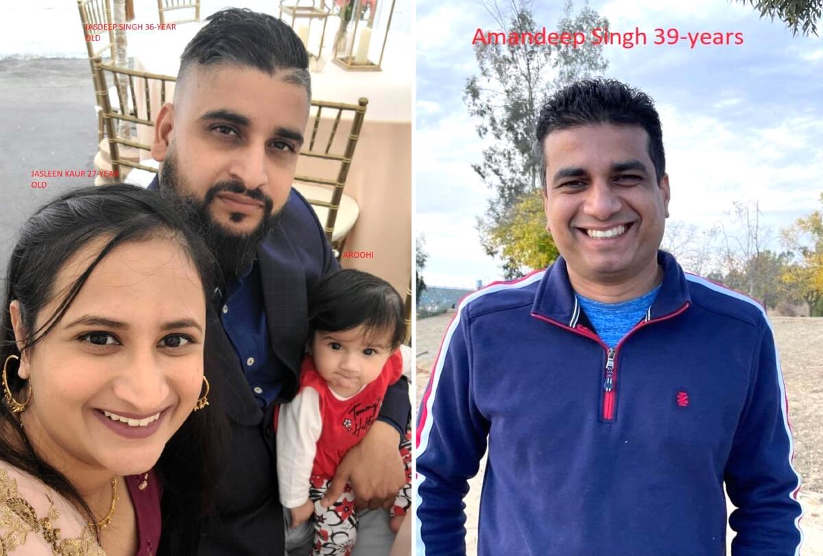 Photos released by the Merced County Sheriff's Department of the family that was abducted