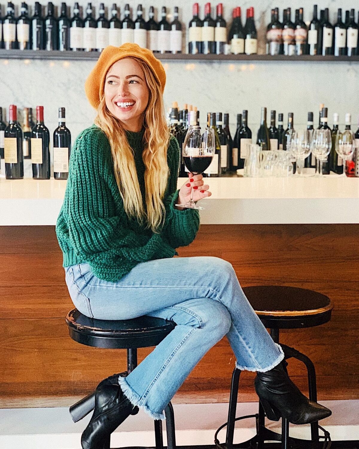 Arielle Meads runs the wine and fashion blog Pourstyles.