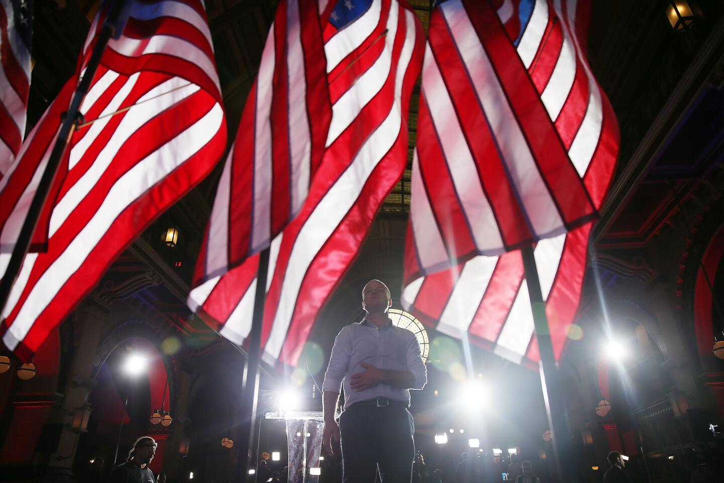 American flags