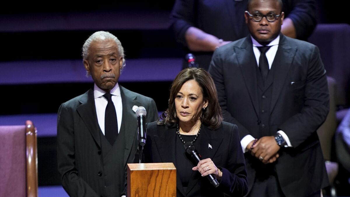 At Tyre Nichols' funeral, Kamala Harris calls for national police reform