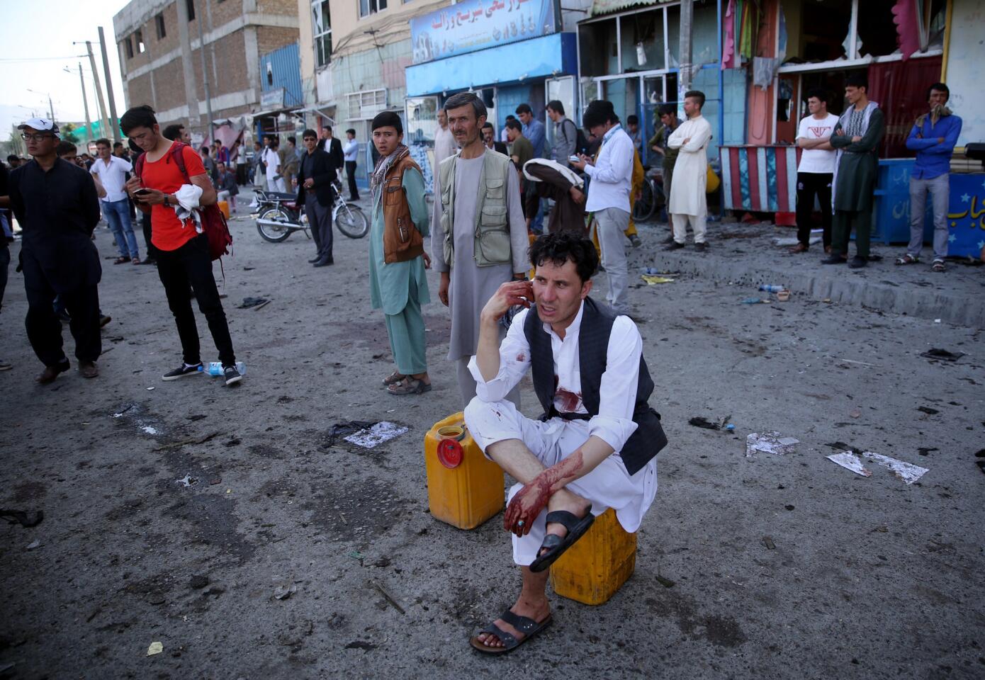 Islamic State blasts peaceful protest in Kabul