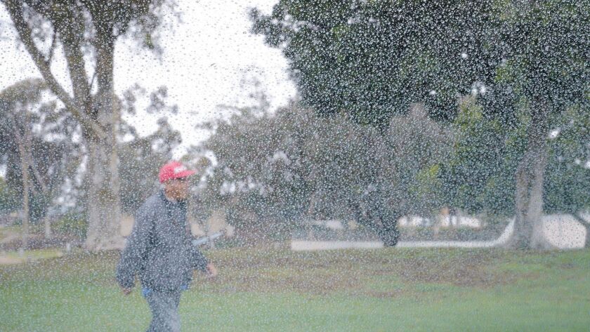 Rain on Wednesday morning was light, but it was still the most San Diego has seen since the middle of March.