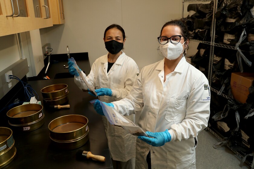 Public Health professors Jun Wu, left, and Alana LeBron will lead the Center for Environmental Health Disparities Research.