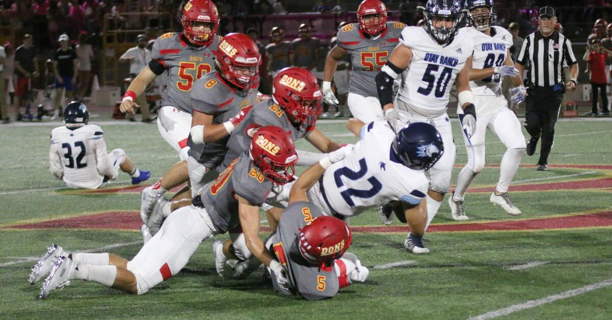 The Cathedral Catholic defense was dominating in Friday's victory over Otay Ranch.