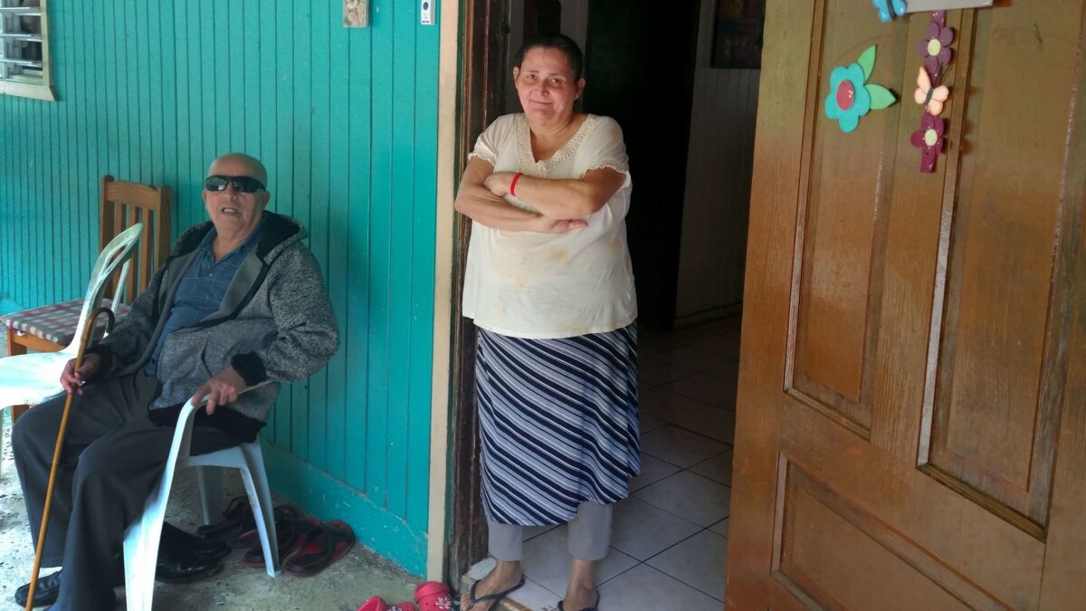 Nelson Rosado, 69, and Rebeca Valle, 60, at their home in Maricao, Puerto Rico.