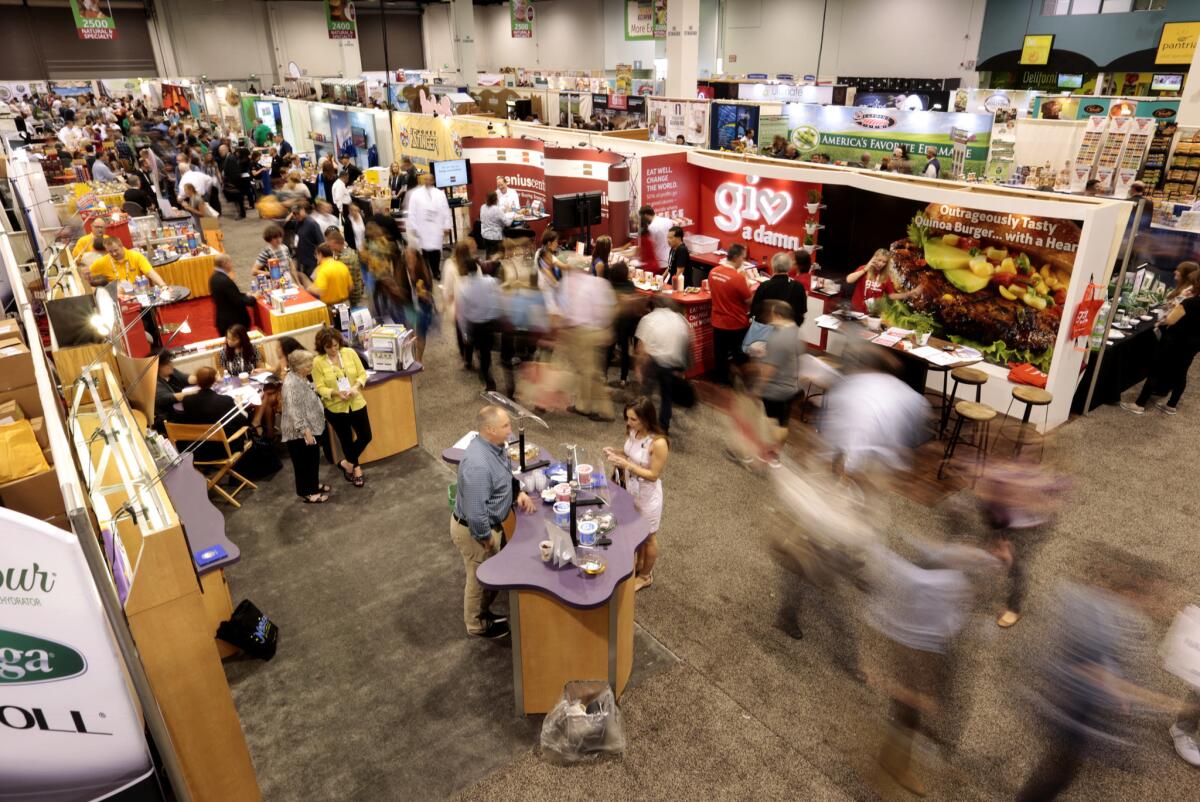 Inside the 2015 Natural Products Expo West at the Anaheim Convention Center.