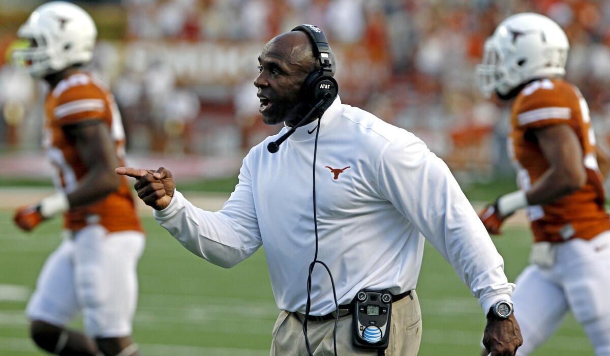 Coach Charlie Strong has laid down the law at Texas, which is trying to rebuild after going 30-21 from 2010-13.