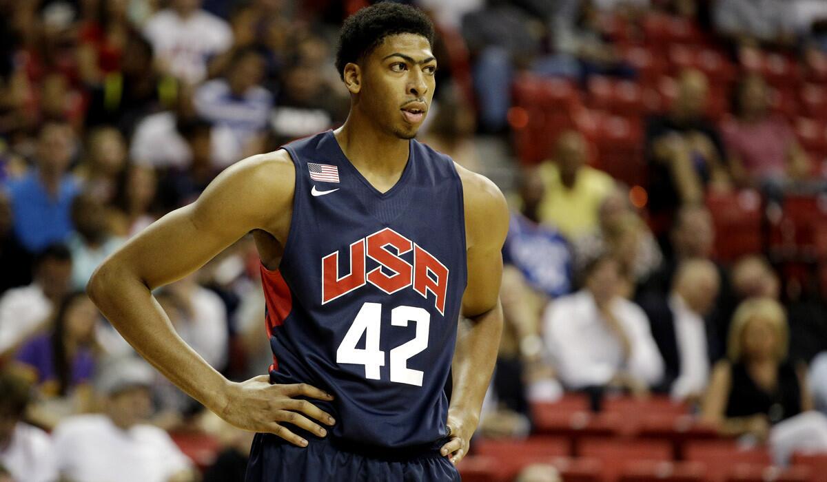 New Orleans Pelicans center Anthony Davis will help anchor Team USA's front line during the FIBA World Cup tournament.