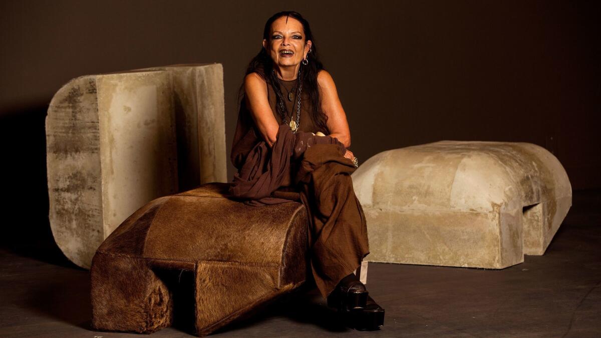 Michèle Lamy, the driving force behind MOCA's new exhibition "Rick Owens: Furniture."