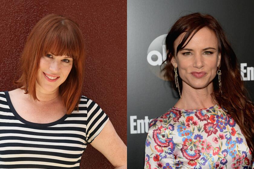 Molly Ringwald, left, and Juliette Lewis were announced as cast additions to "Jem and the Holograms."