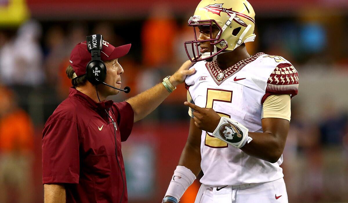 Coach Jimbo Fisher, quarterback Jameis Winston and top-ranked Florida State went down to the wire against unranked Oklahoma State, Notre Dame and other teams before pulling out victories this season.
