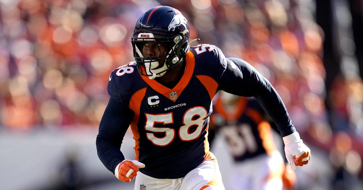 Von Miller excited to join Rams' 'great defence' after trade from