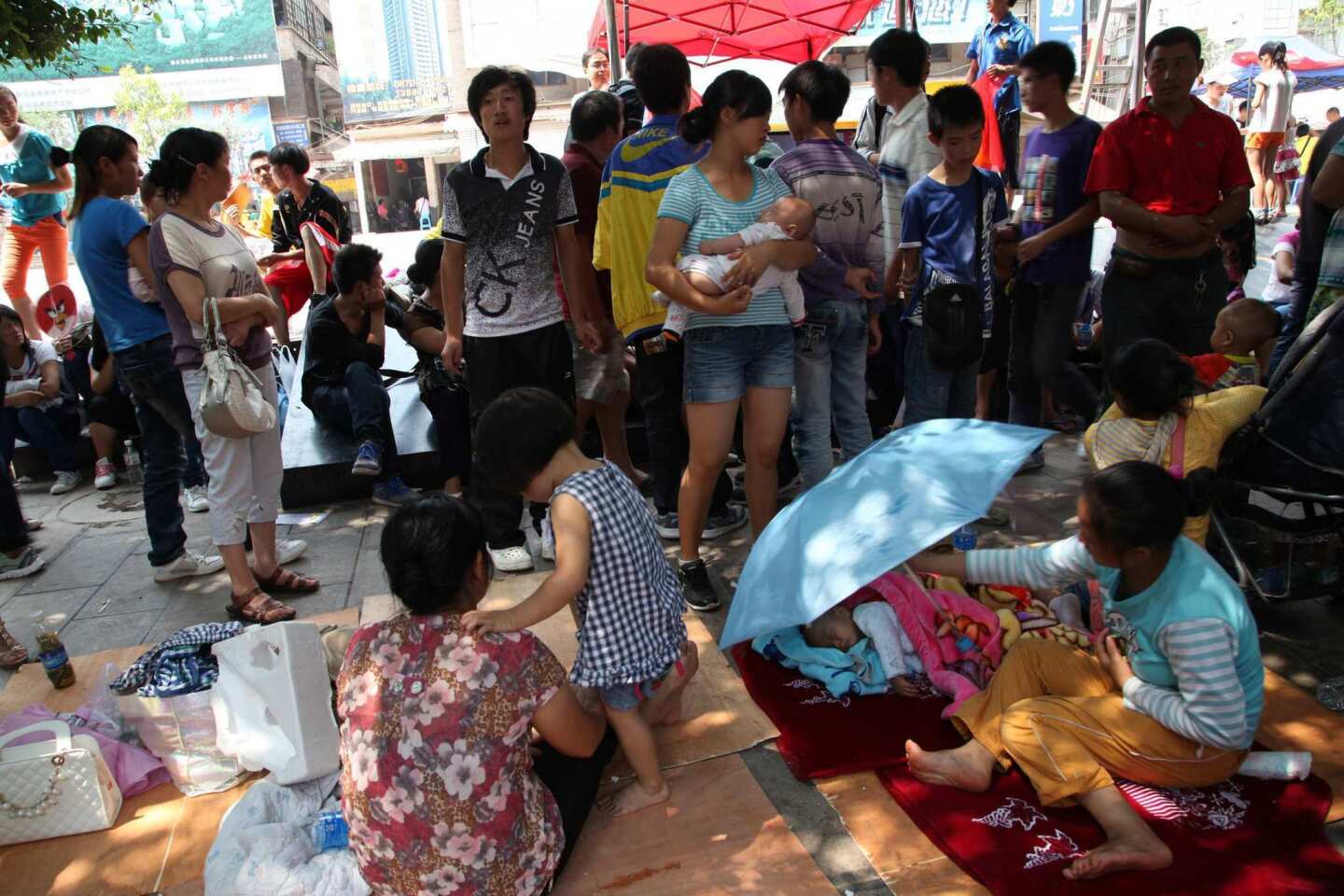 China quake: shelter