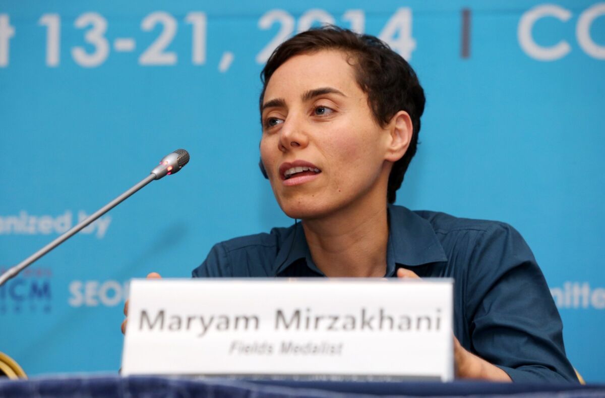 Maryam Mirzakhani became the first woman to win a Fields Medal.