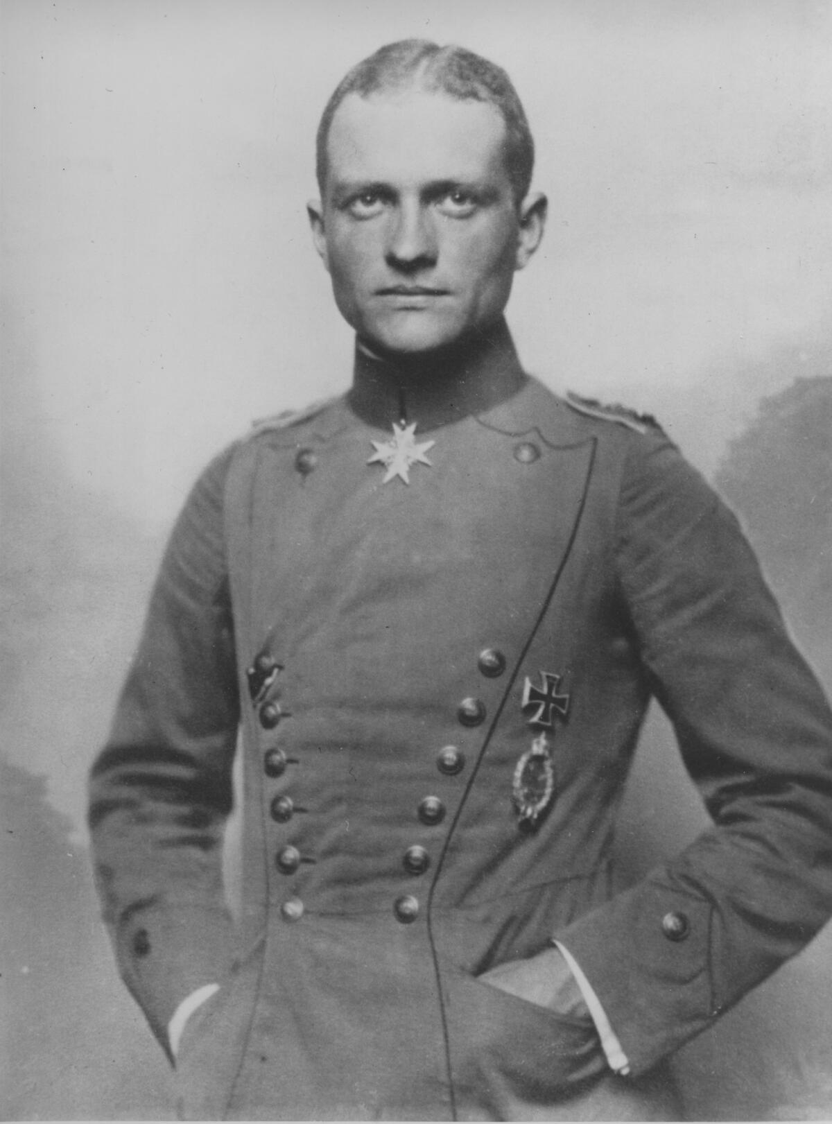 Manfred von Richthofen, a.k.a. the Red Baron.